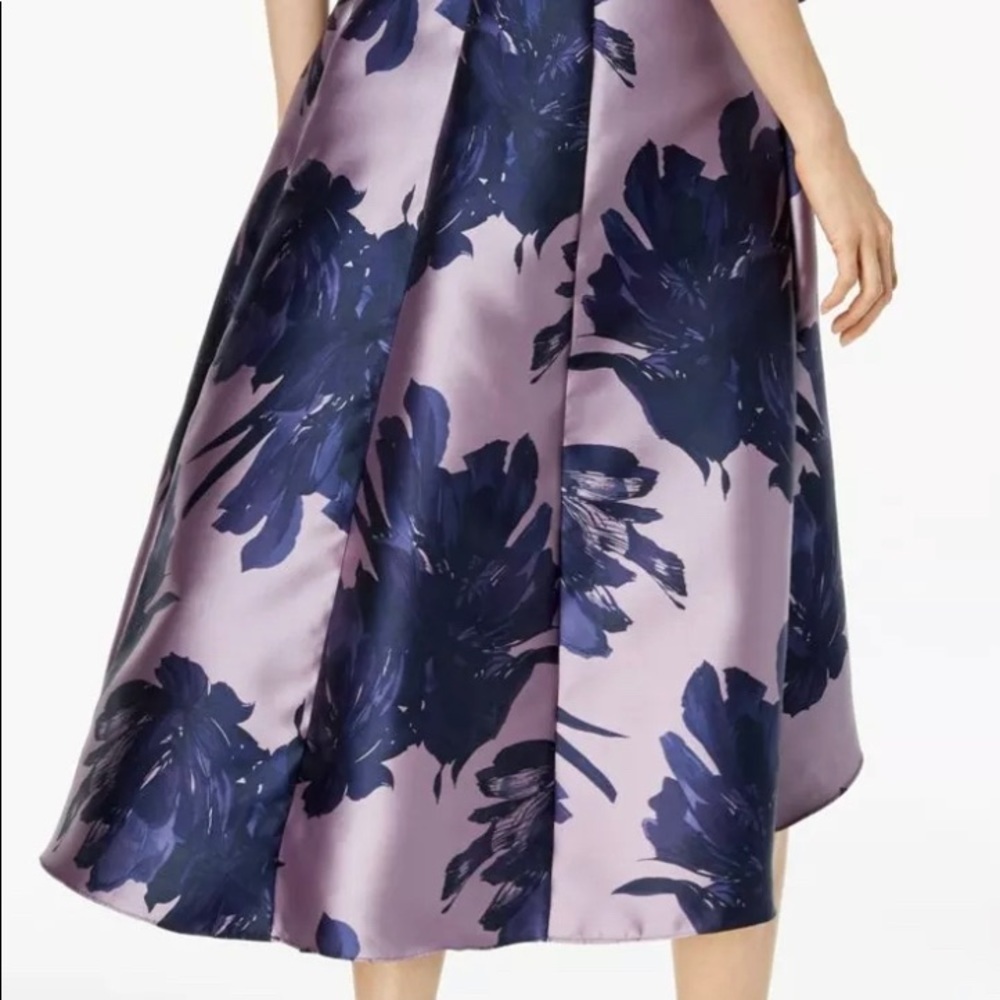 Women’s Formal Dress Sizes 10 14 18 R&M Richards Lilac Purple Floral Skirt Hi Lo - Picture 4 of 4